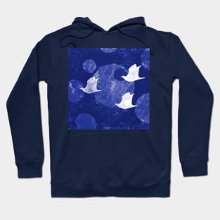 Three Cosmic Birds Digitally Altered Version of Original Work 13 Hoodie